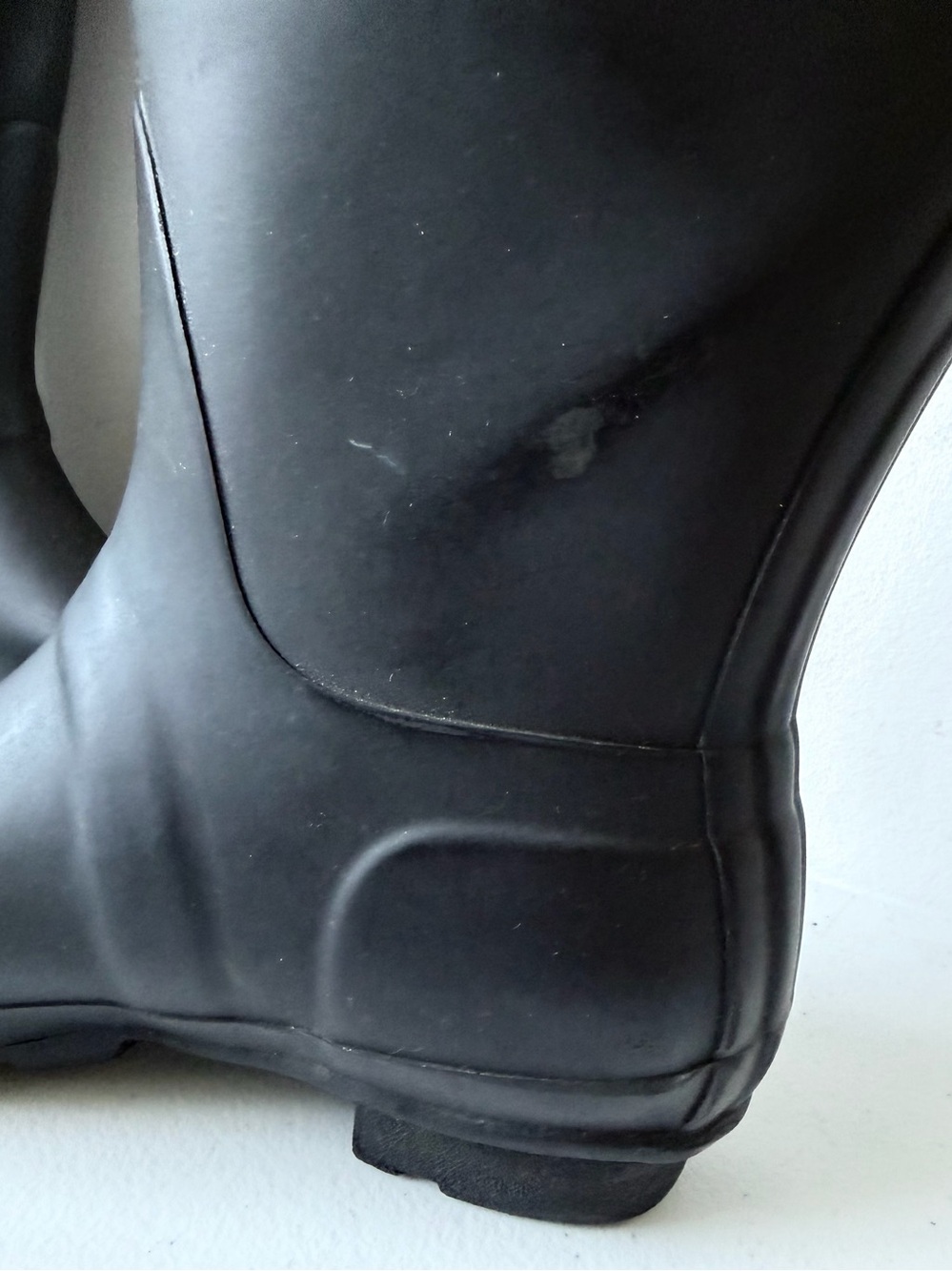 Hunter Matte Black Tall Rain Boots Size US 8 / UK 6 - Picture 11 of 16